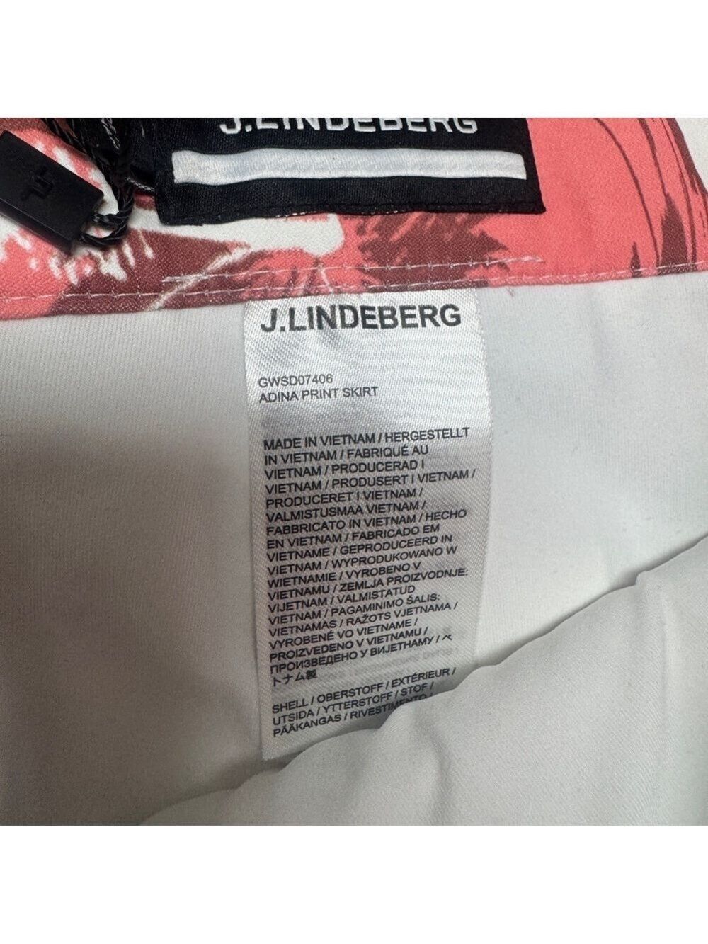 J. Lindeberg Adina Pleated Golf Pink and White Mini Skort Size S - Picture 10 of 11